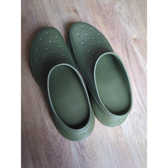 Balenciaga Croc Mule Mens 11 EU 44 Green Khaki main image 5